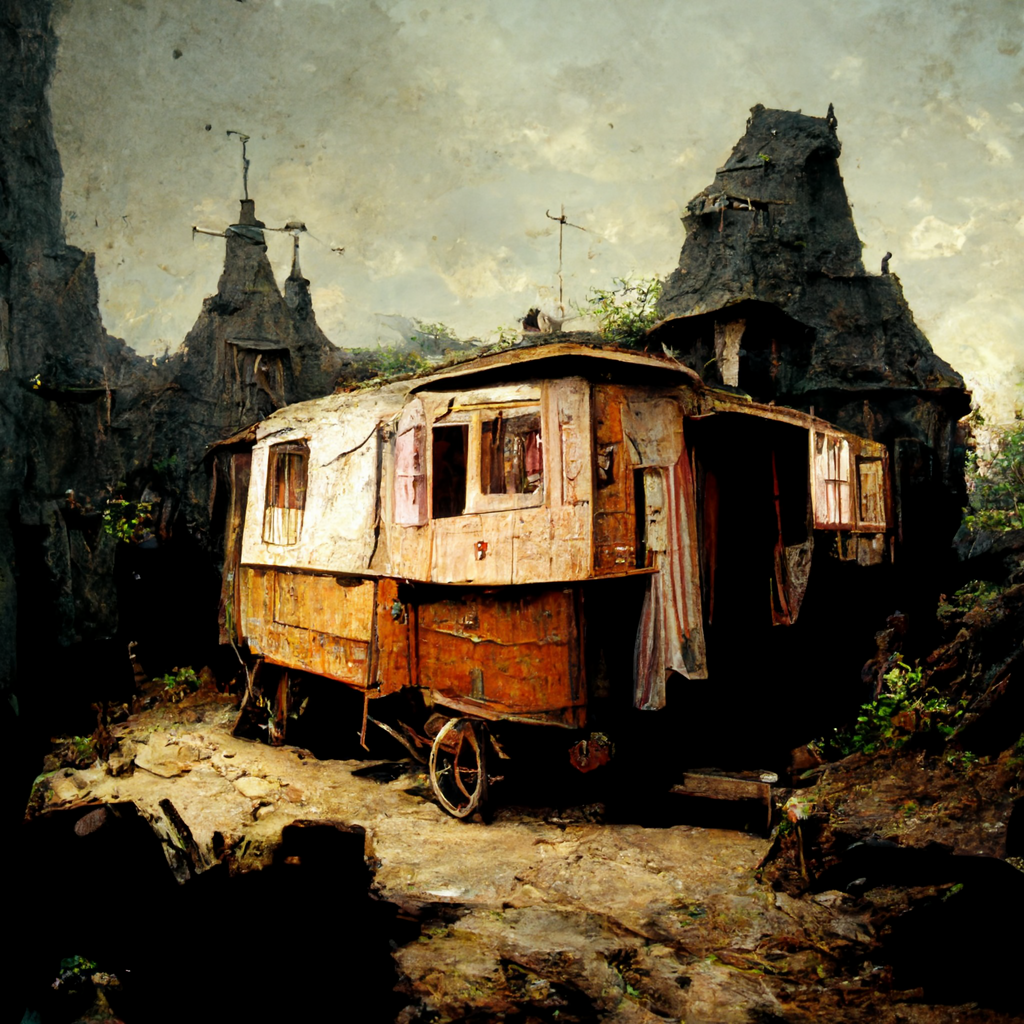 Caravan in the Hills
