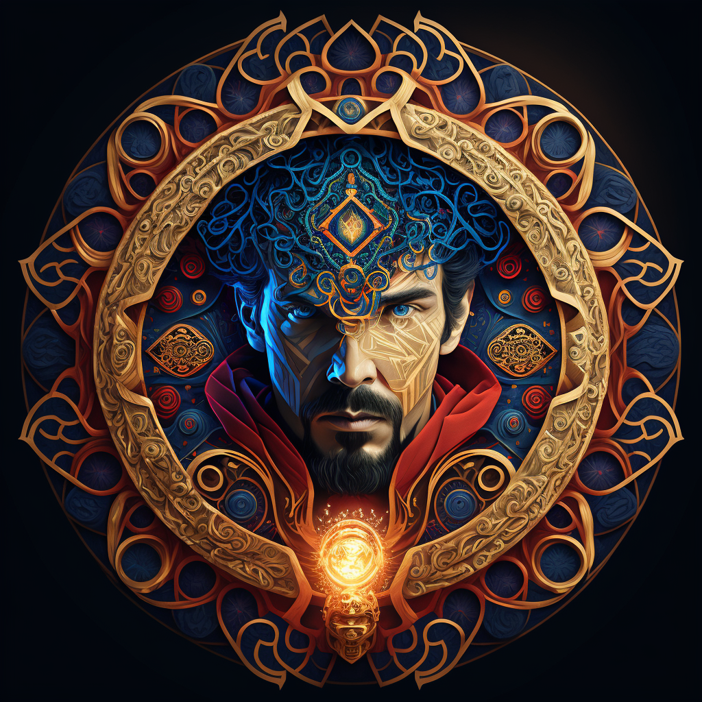 Dr. Strange als Mandala