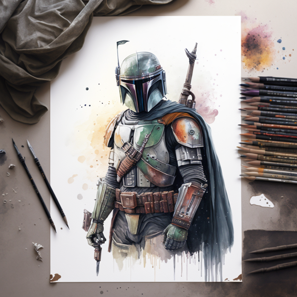 Mandalorian, Wasserfarber