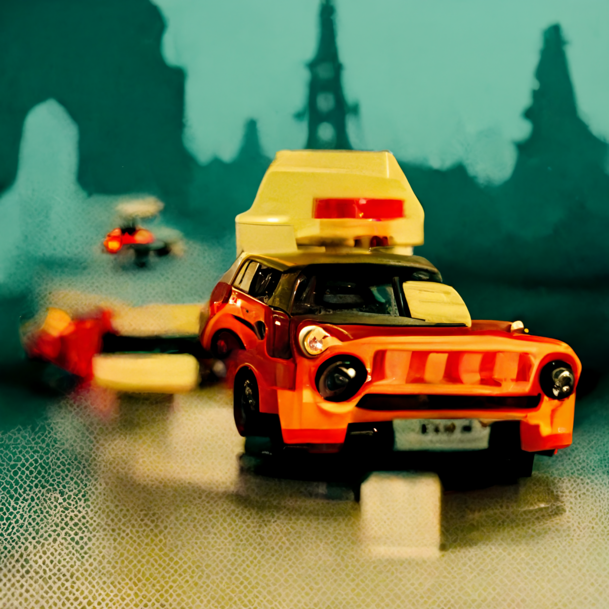 Verfolgungsjagd aus French Connection aus LEGO