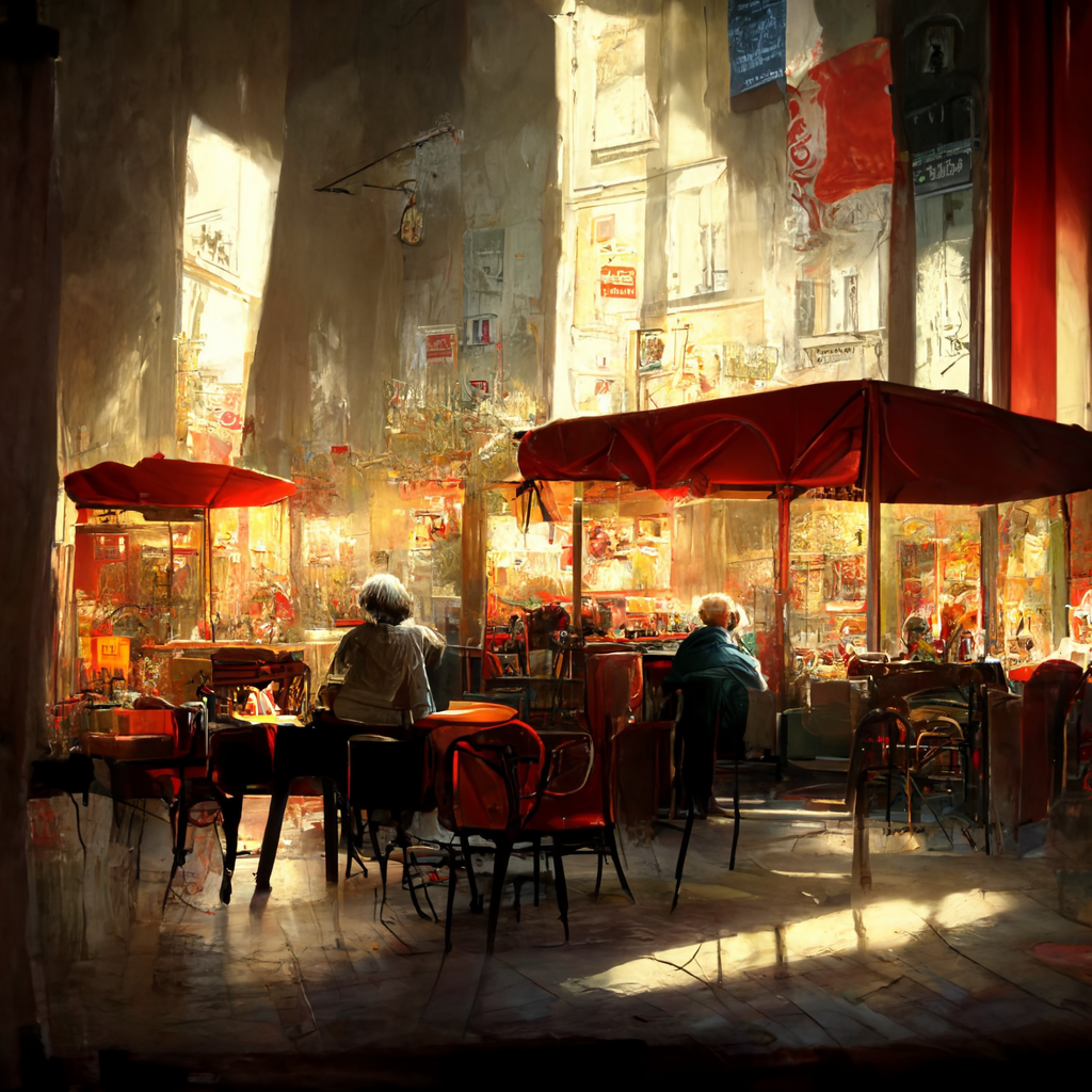 Französisches Café