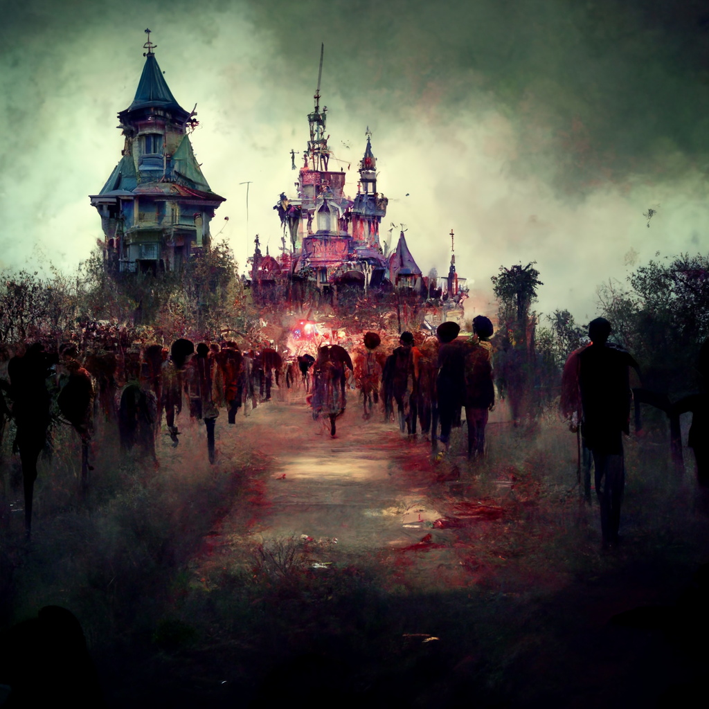 Walking Dead in Disneyland