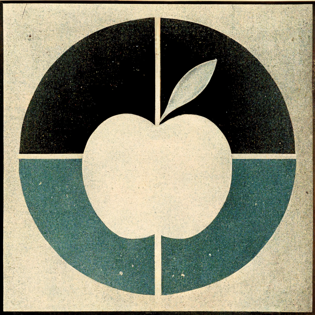 Apple Logo Bauhaus