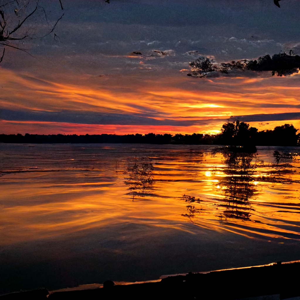 Sunset at Chiemsee