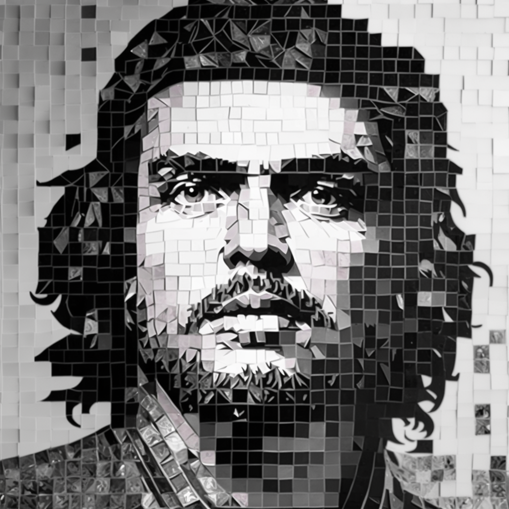 Che Guevara als Mosaik